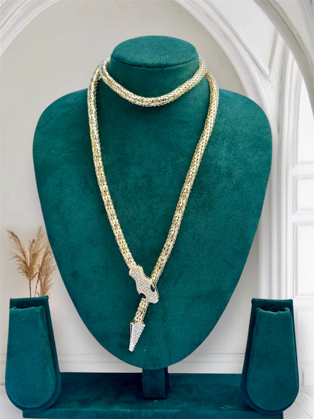 Snake Wrap Around Necklace
