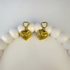 Tiny Heart Earrings
