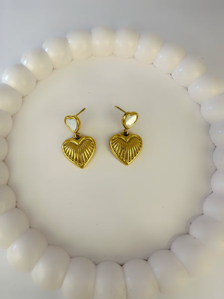 Tiny Heart Earrings