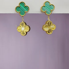 Clover Dangler Earrings