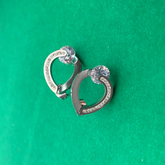 Stainless steel Silver Stud Earrings
