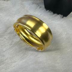 Stylised Round Anti Tarnish Brass Bracelet