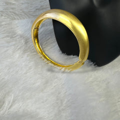 Trendy Round Anti-tarnish Brass Bracelet - Gold