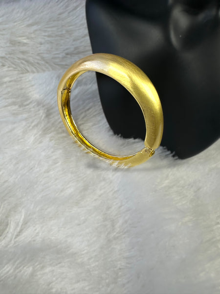 Trendy Round Anti-tarnish Brass Bracelet - Gold
