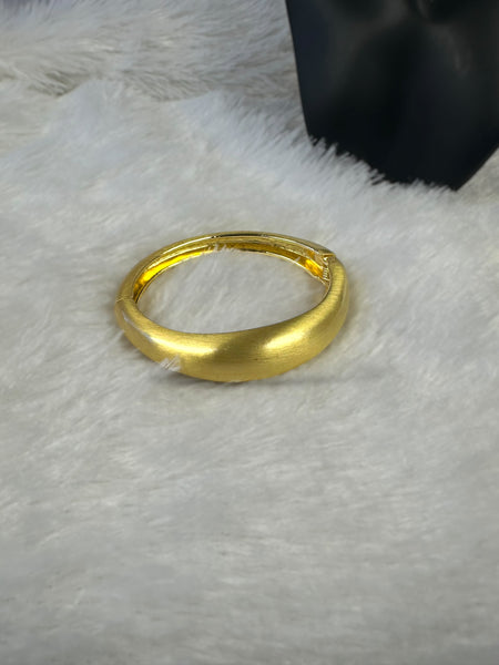 Trendy Round Anti-tarnish Brass Bracelet - Gold