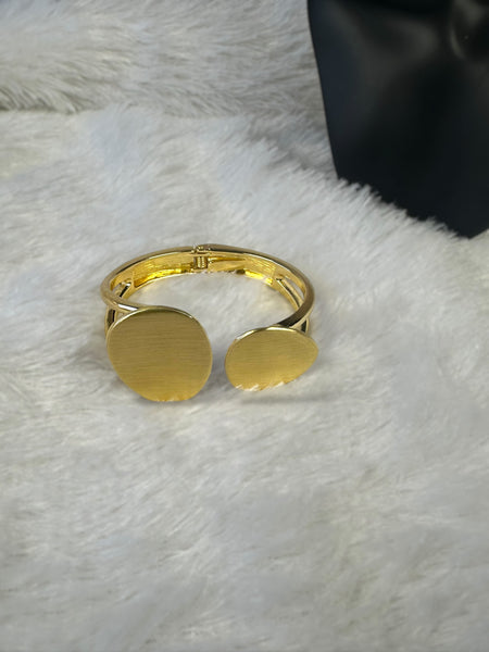 Vintage Anti Tarnish Brass Cuff Bracelet