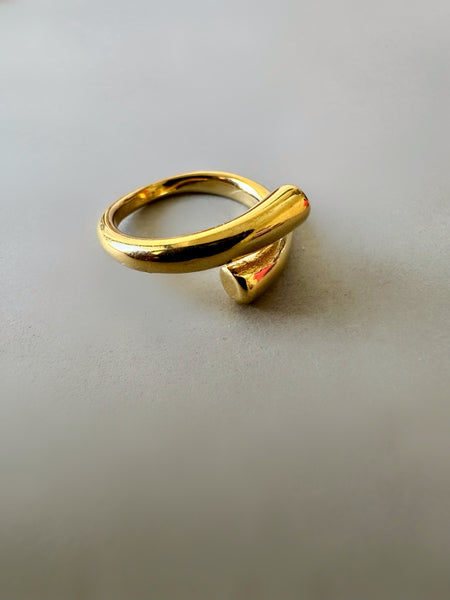 Wrap Style Anti Tarnish Adjustable Ring